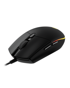 Mouse Logitech G203 RGB LightSync Alámbrico con Iluminación (Negro)
